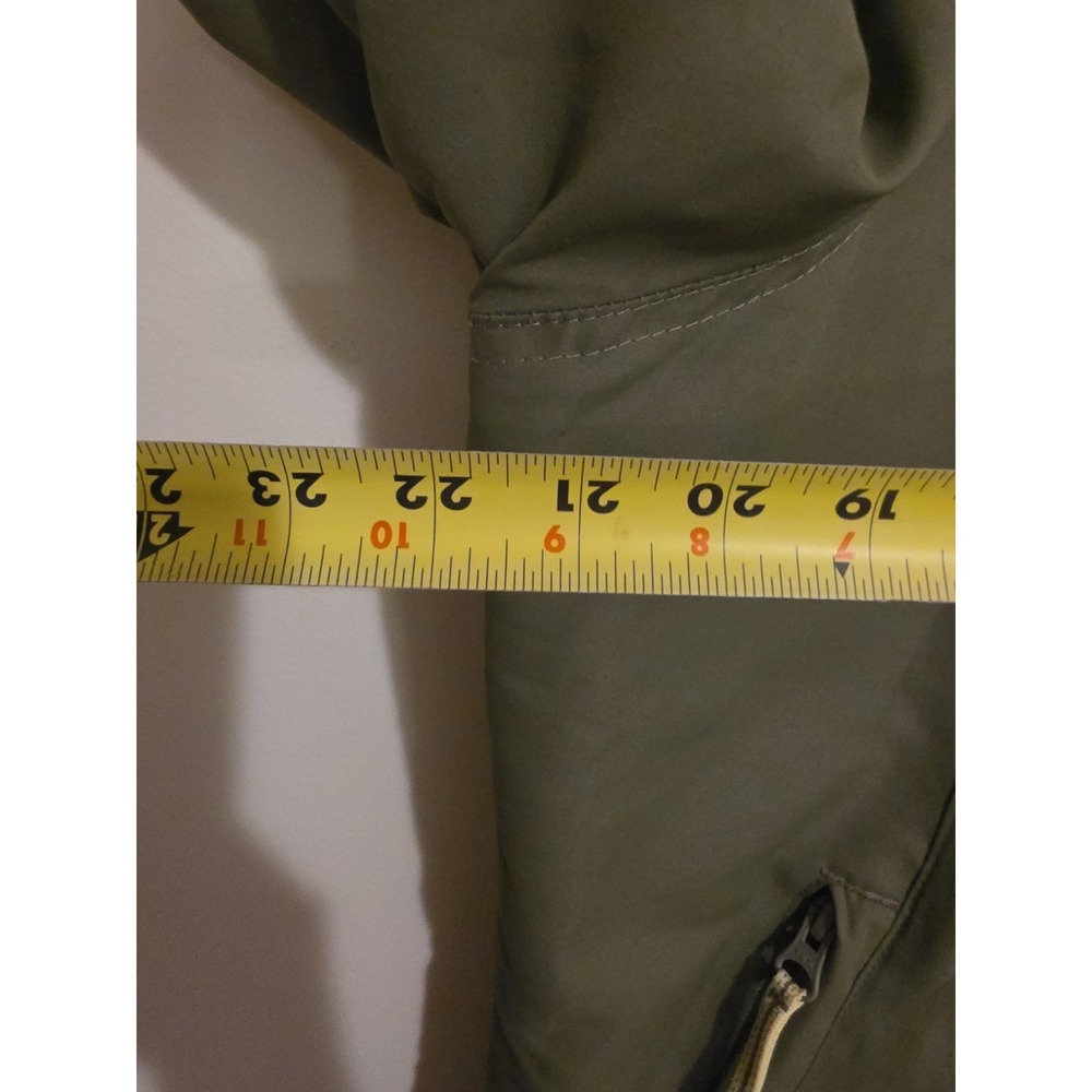 Vintage Y2K Cabela's  Fleece Lined Jacket Olive Green Unisex Size L Fits M - Picture 8 of 14